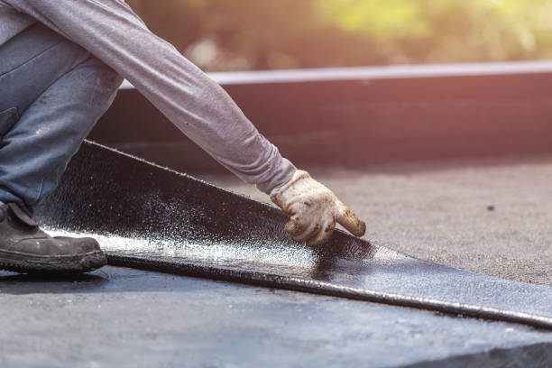 Professional Waterproofing technician working in Richmond Dale, OH